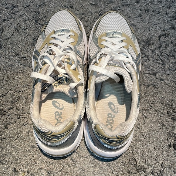 Asics Athletic Shoes in Silver and Gold - Picture 5 of 9